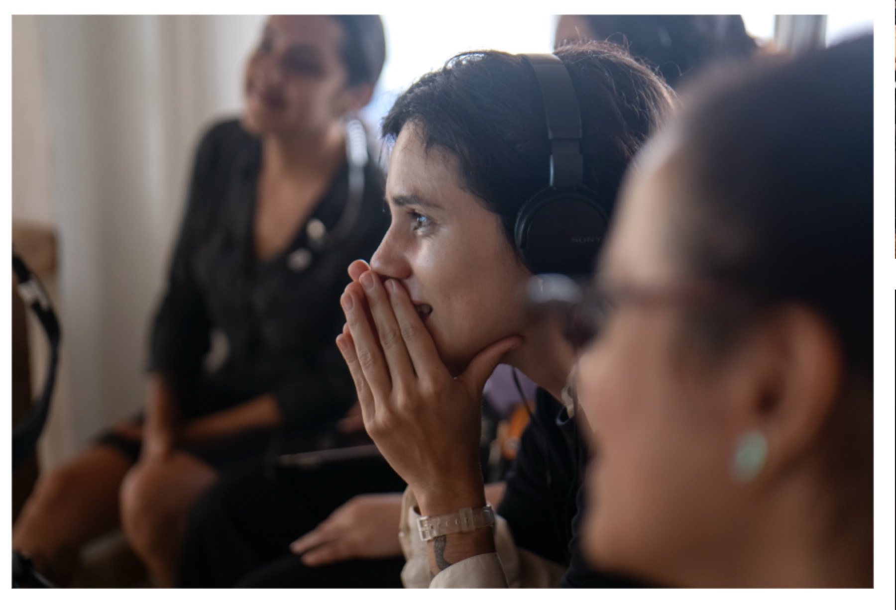 Director Kim Elizondo on set — Bye Bye Paraíso