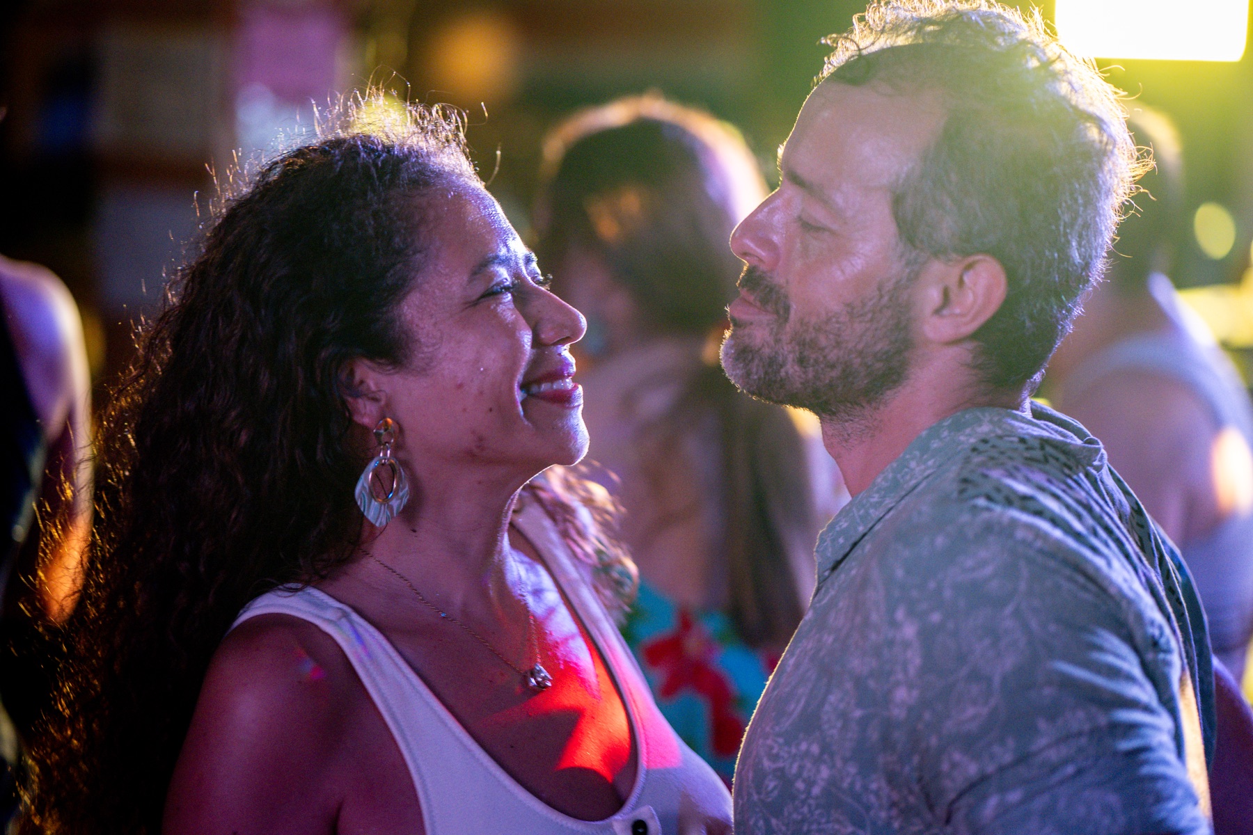 With María Luisa Garita Ramírez on set — Bye Bye Paraíso