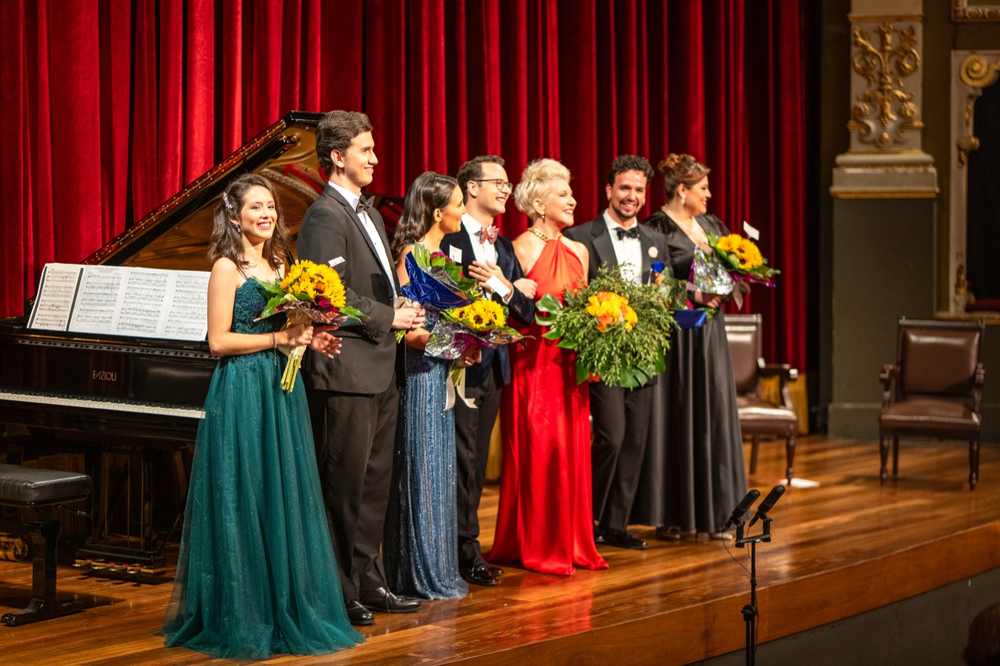 Private reception after the concert — Costa Rica