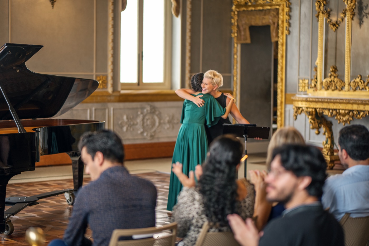 Joyce DiDonato during the masterclass at Teatro Nacional